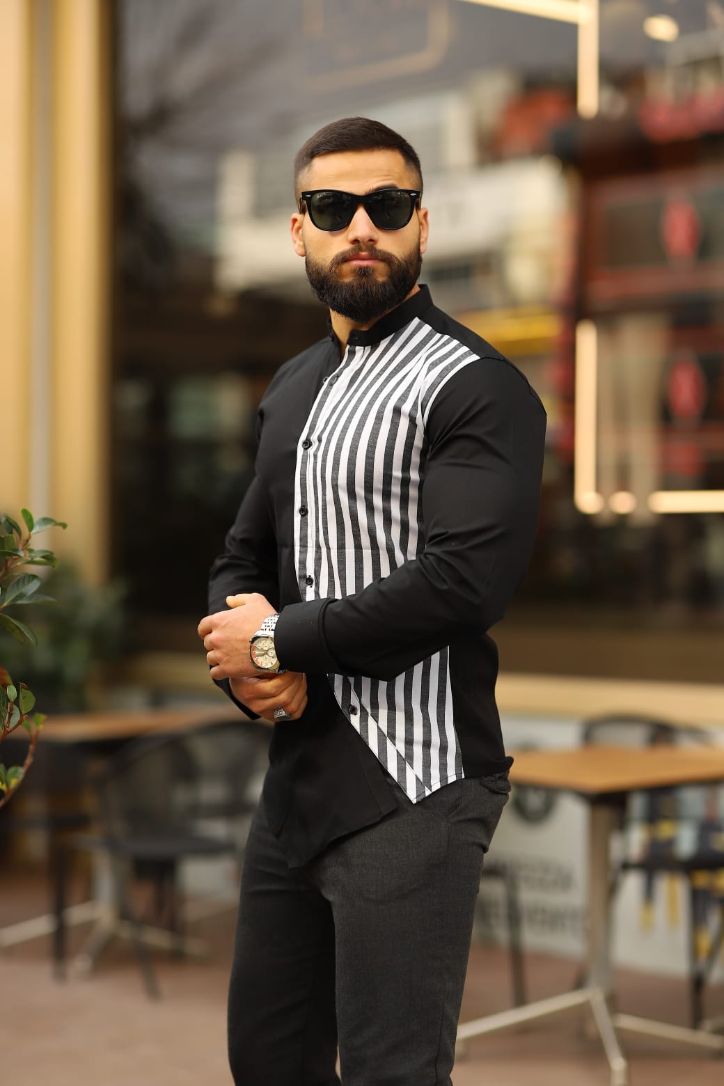 Hakim Yaka Erkek Gömlek 